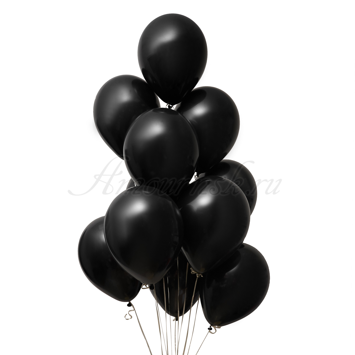 Фото букета Воздушные шары черные