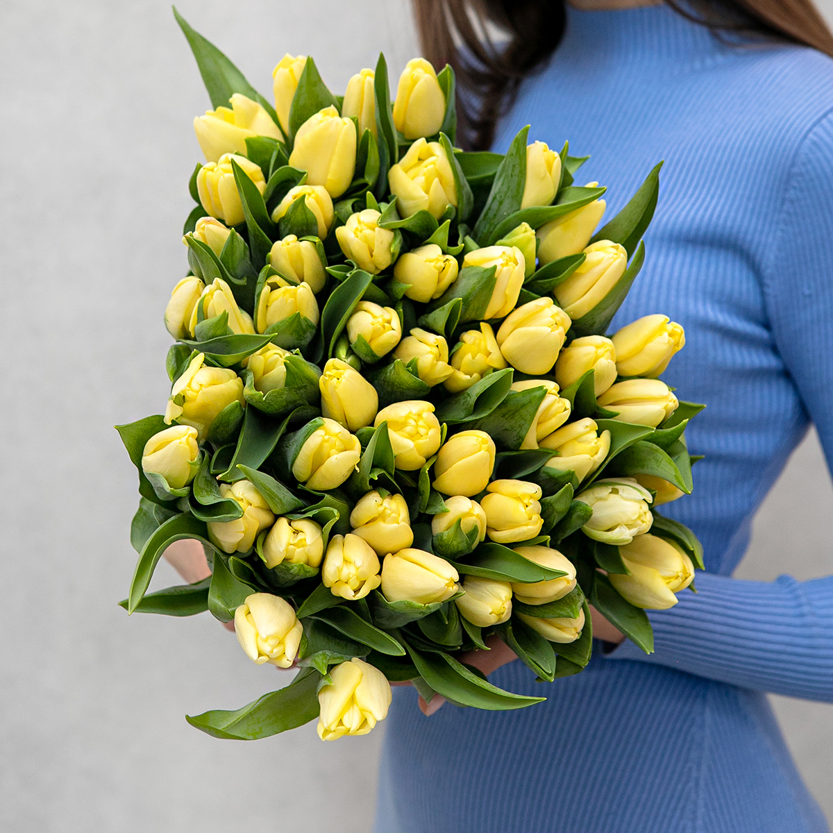 Фото букета Лимонные тюльпаны