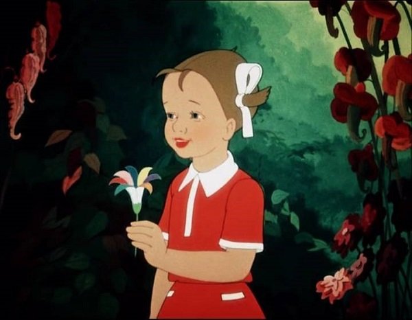 Кадр из мультфильма «Цветик-семицветик»